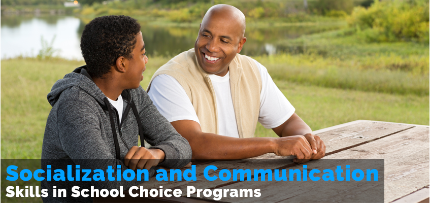 Socialization and Communication Skills in a School Choice Program