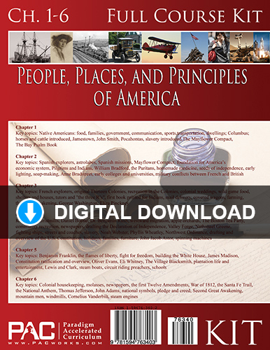 People, Places, and Principles of America