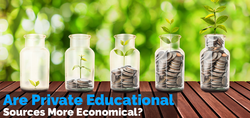 Are Private Education Source More Economical?